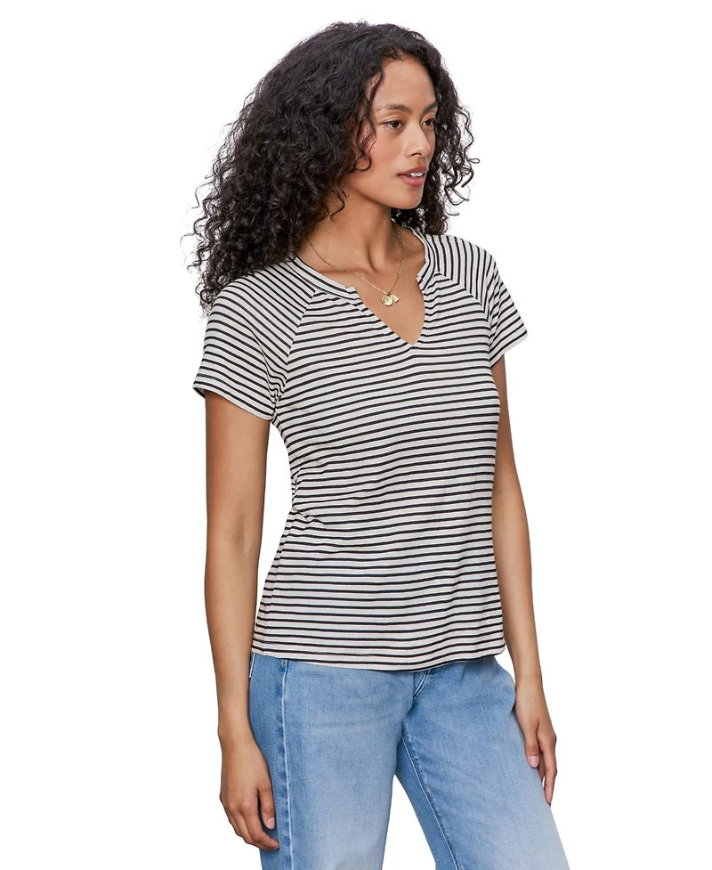 Sanctuary Women's Notch-Neck Short-Sleeve T-Shirt