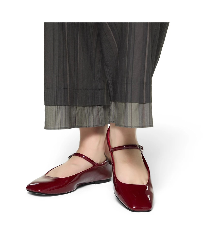 Aldo Women's Kristyn Square-Toe Mary Jane Flats