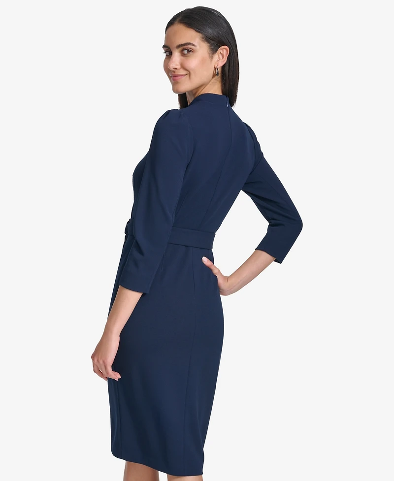 Calvin Klein Women's 3/4-Sleeve Sheath Dress