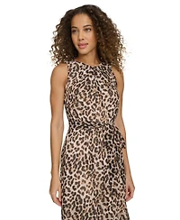 Calvin Klein Women's Halter Chiffon A-Line Dress
