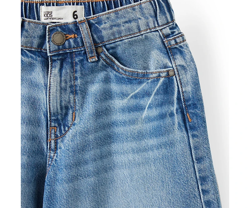 Cotton On Little Boys Jayden Denim Jort