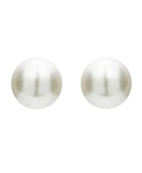 Sterling Silver Faux Pearl Studs