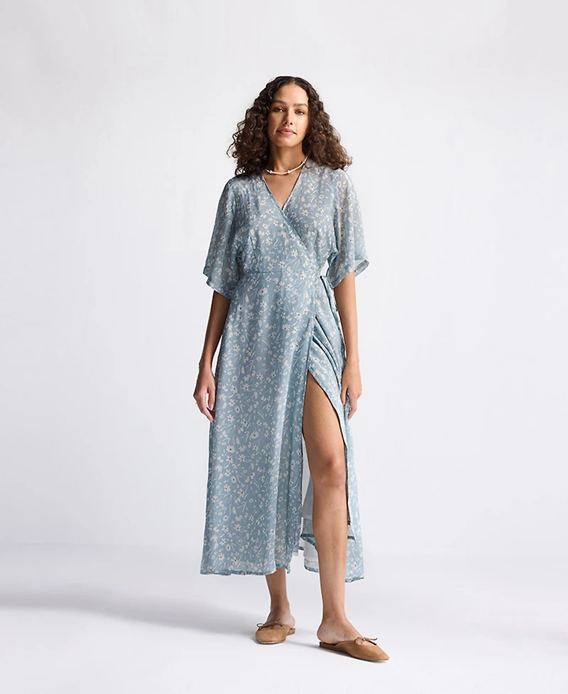 Reistor Women's Maxi Wrap Dress