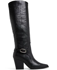 Aldo Women's Saddle Buckle Tall Dress Boots