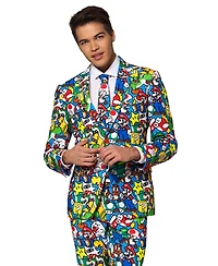 Opposuits Men's Super Mario Licensed Suit