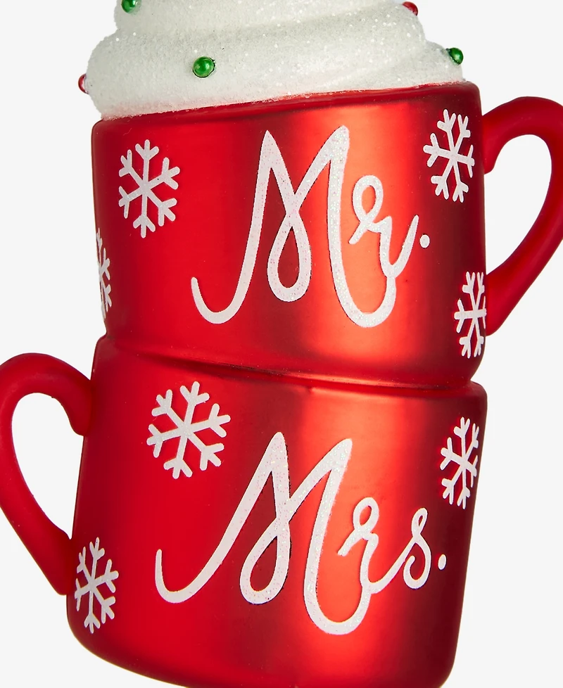 Holiday Lane Our First Mr. & Mrs. Double Hot Chocolate Cups Ornament, Macy's Exclusive