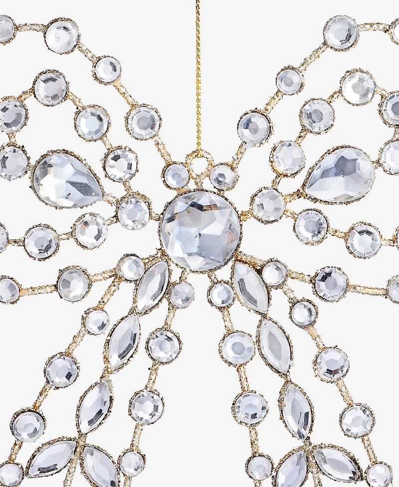 Holiday Lane Jeweled Classics Gem Bow Ornament, Macy's Exclusive