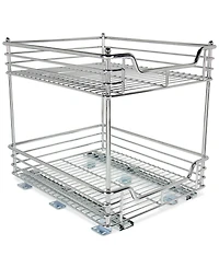 Household Essentials Glidez Pull-Out Storage Organizer, 2-Tier Design
