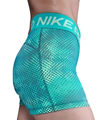 Nike Pro Women's Printed Dri-fit Mid-Rise 3" Shorts
