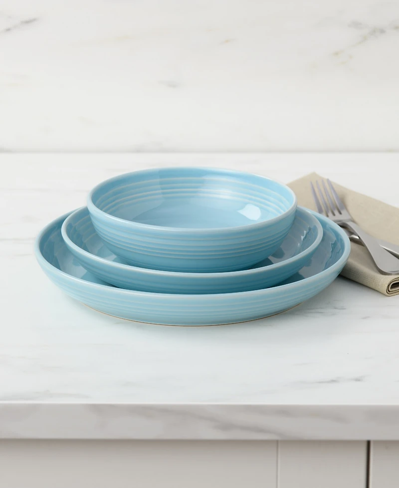 Fiesta Coastal Blues Coupe 6.75" Salad Bowls, Set of 4