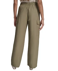 Dkny Jeans Women's High Rise Straight Leg Cargo Pants
