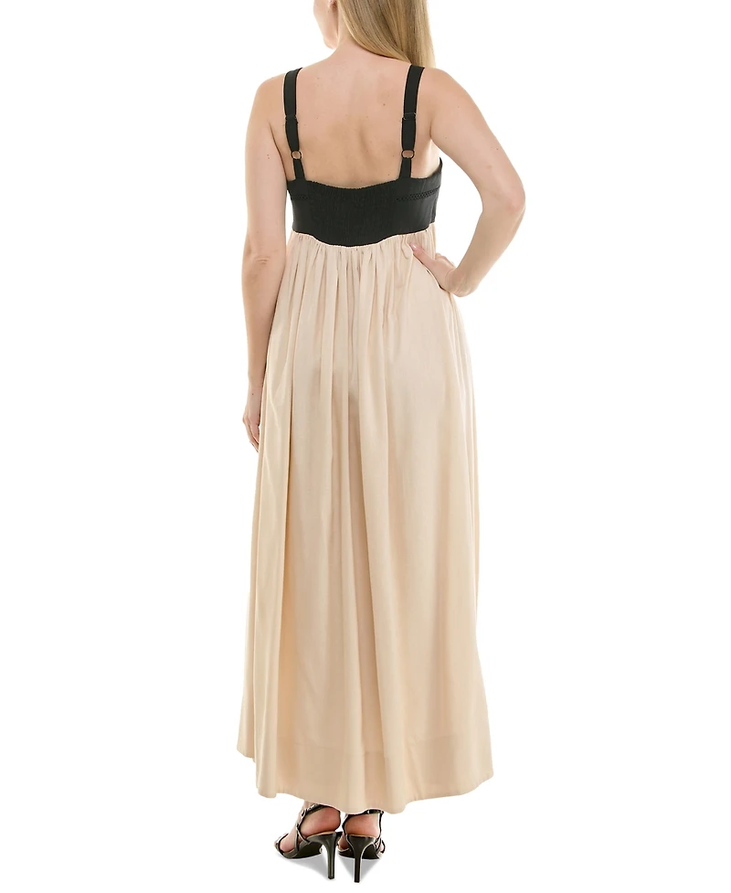 Taylor Women's Sleeveless Empire-Waist Dress