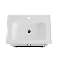 24"Bathroom Vanity with Ceramic Undermount Sink