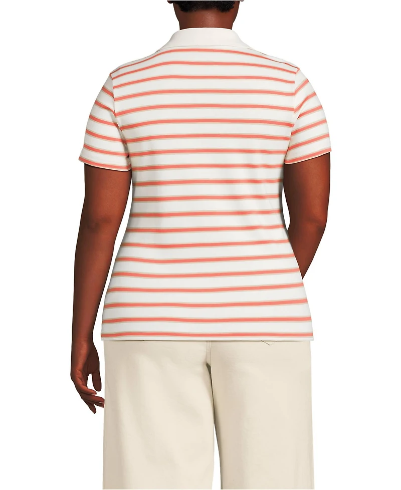Lands' End Plus Supima Cotton Polo Shirt