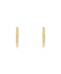 The Lovery Geometric Gold Hoop Earrings 14k Gold
