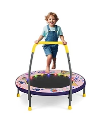 Mini Trampoline Folding Small Rebounder for Kids with Lights