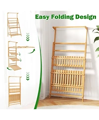 3 Tier Hanging Plant Stand with Height Adjustable Hanger Rod