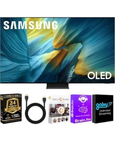 Samsung Oled S95f 55 Inch Qd Oled 4k Smart Tv With Quantum Dot Hdr Pro Glare Free Screen 165hz Refresh Rate Dolby Atmos Alexa Built In Uax Hdmi Cable Cps 2 Year Protection Plan Streaming Bundle Qn55s95fafxza
