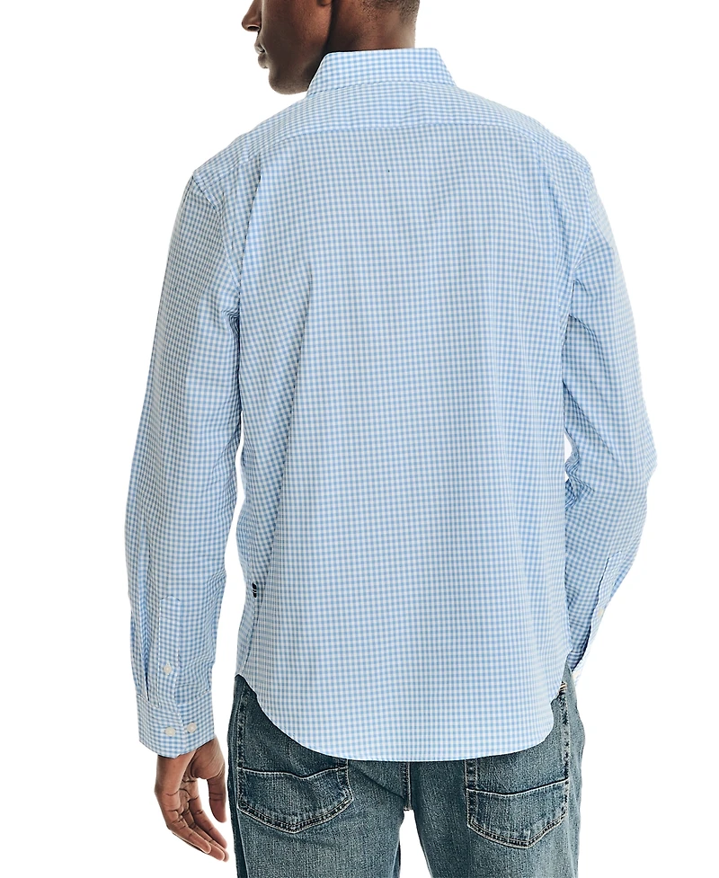 Nautica Men's Classic-Fit Gingham Plaid Button-Down Shirt
