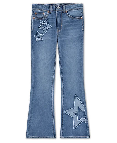Levi's Big Girls 726 High Rise Star Flared Jeans