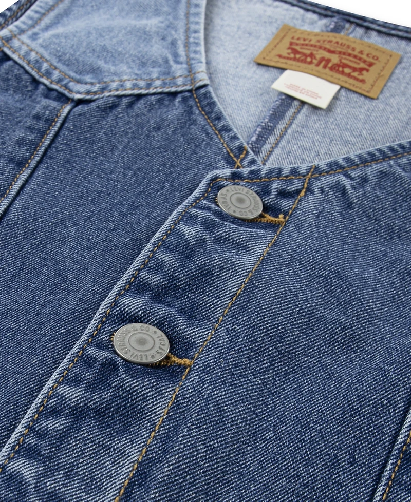 Levi's Big Girls Shade Blocked Denim Vest
