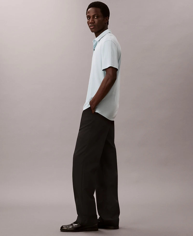 Calvin Klein Men's Short Sleeve Supima Cotton Polo Shirt