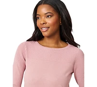Melissa Paige Women's Boat Neck Long-Sleeve Sweater