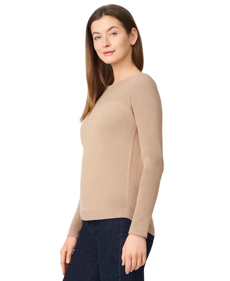 Melissa Paige Women's Boat Neck Long-Sleeve Sweater