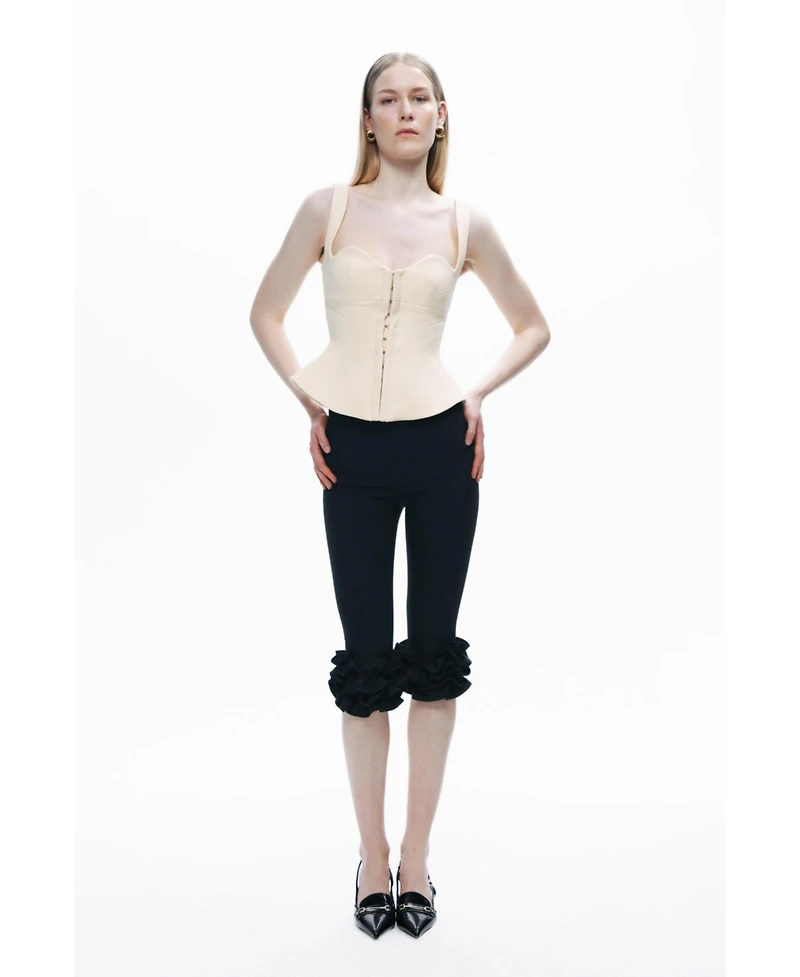 Nocturne Women's Corset-Inspired Blouse