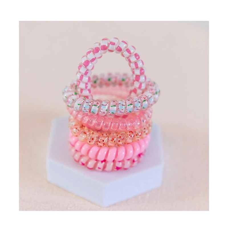 Hair Tie Set - Pink Party