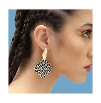 Sohi Women's Pavement Drop Earrings