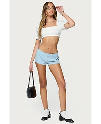 Edikted Women's Verity Tailored Micro Shorts