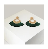 Sohi Women's Tassel Drop Earrings