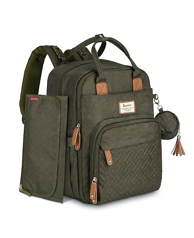 Ruvalino Baby Diaper Bag Backpack Multifunction Travel Maternity Changing