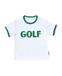 Bits & Bows Toddler Unisex Green Golf Crewneck T-Shirt