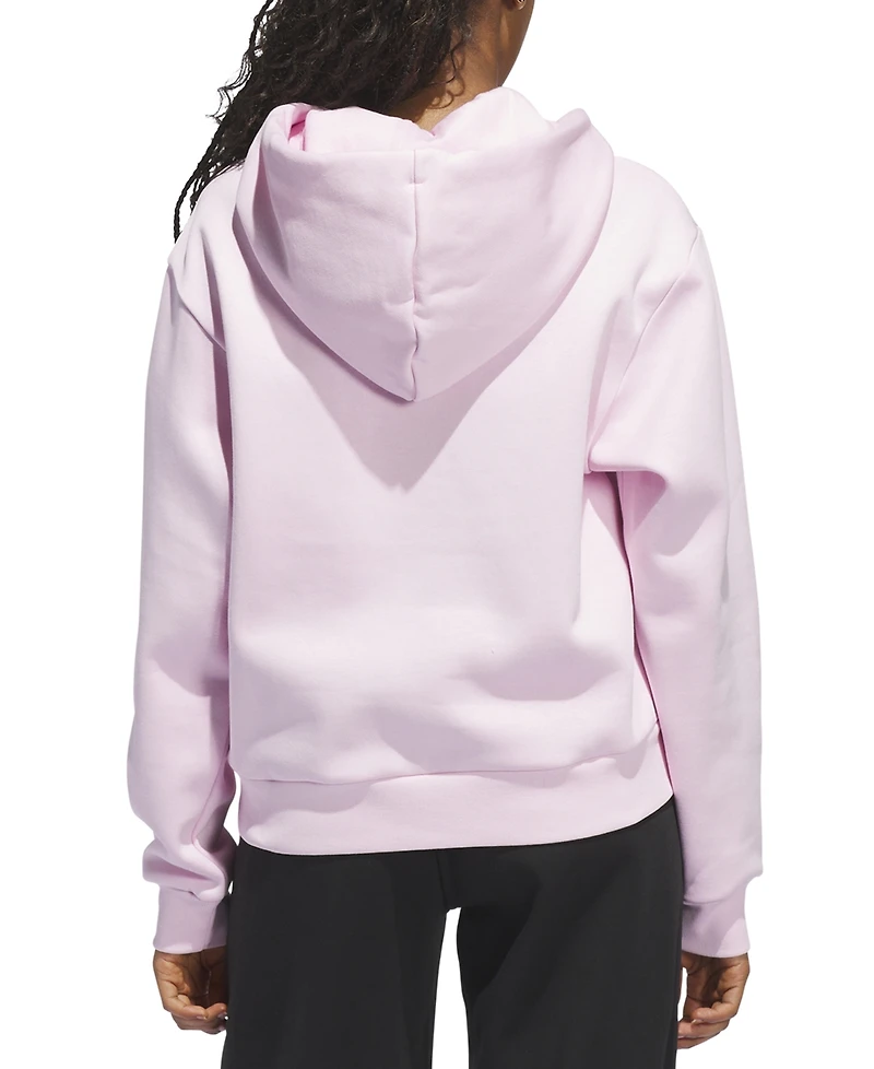 adidas Women's Cotton Hooded Long-Sleeve Hoodie