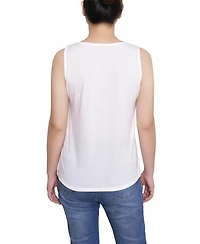 Ny Collection Women's Sleeveless V-Neck Blouse