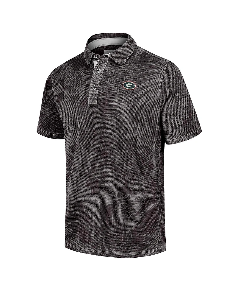 Tommy Bahama Men's Black Georgia Bulldogs Big Tall Sport Santiago Paradise Polo Shirt