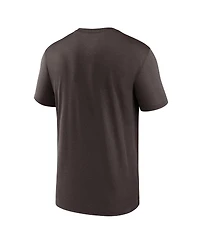 Nike Men's Brown Cleveland Browns Legend Icon Performance T-Shirt