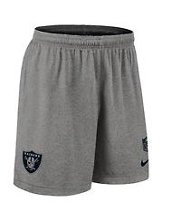 Nike Men's Black Las Vegas Raiders Sideline Reversible Performance Shorts