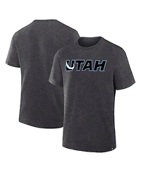 Fanatics Men's Heather Charcoal Utah Mammoth Combo Legacy T-Shirt