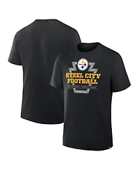 Fanatics Men's Black Pittsburgh Steelers Hometown True Favorite T-Shirt