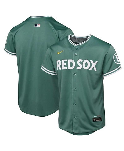 Nike Big Boys and Girls Green Boston Red Sox 2025 City Connect Limited Jersey