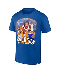 Fanatics Men's Jalen Brunson Blue New York Knicks Notorious 4.0 T-Shirt