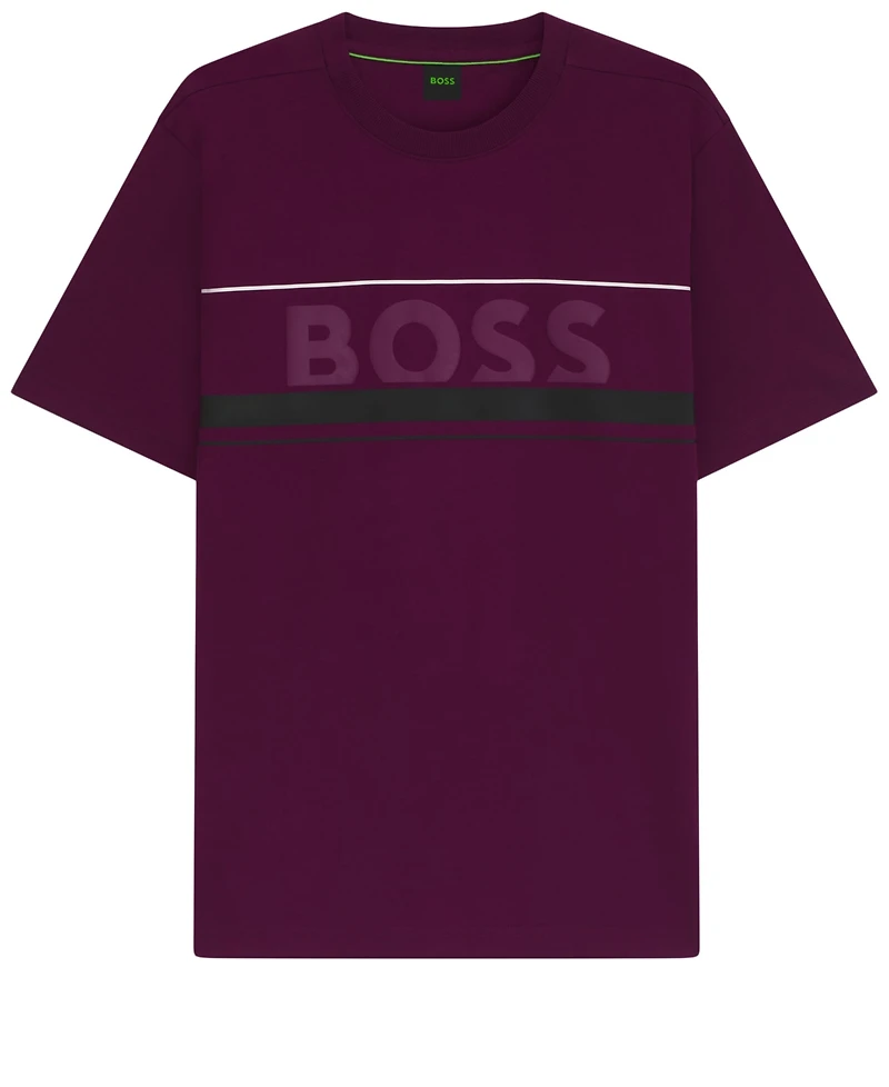 Boss by Hugo Men's Cotton-Jersey Logo T-Shirt