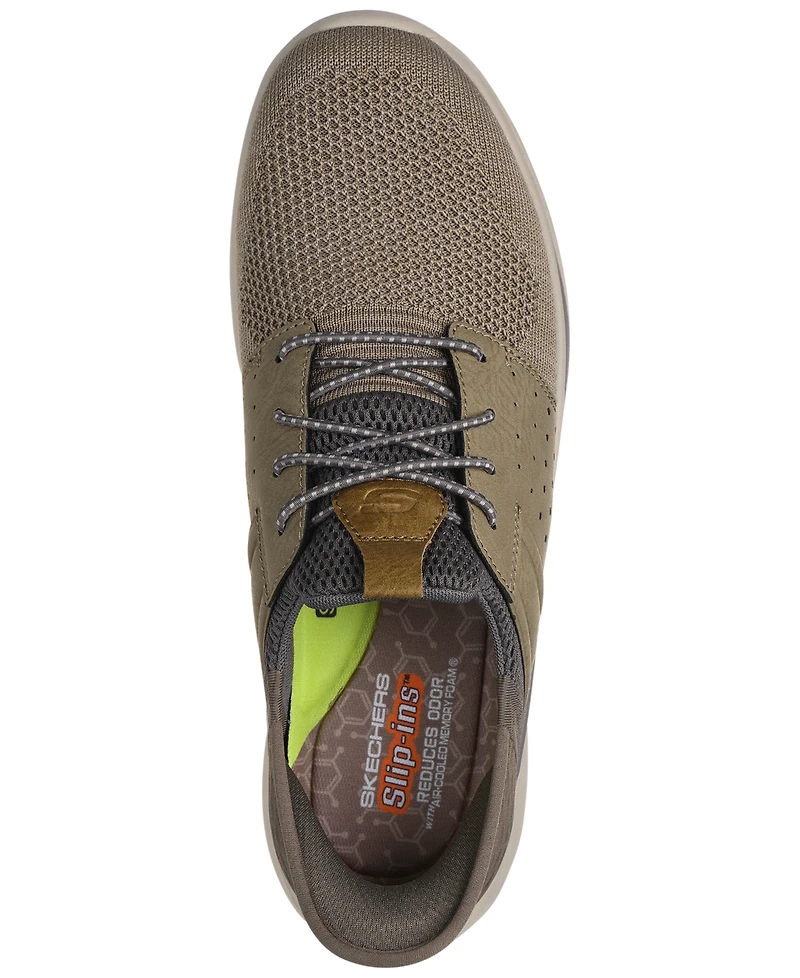 Skechers Men's Slip-Ins Relaxed Fit- Slade - Ocon Slip-On Memory Foam Casual Sneakers from Finish Line