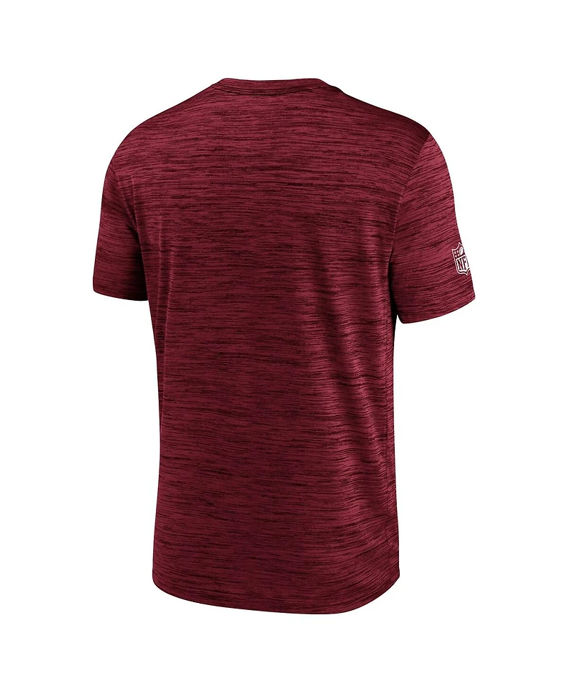 Nike Men's Red Tampa Bay Buccaneers Sideline Velocity Performance T-Shirt