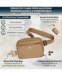 Walk Star Kit: 3-in-1 Dog Bag & Bowl plus Matching 90 Refill Poop Bags