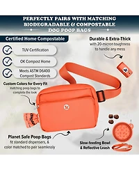 Walk Star Kit: 3-in-1 Dog Bag & Bowl plus Matching 90 Refill Poop Bags
