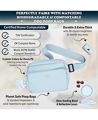 Walk Star Kit: 3-in-1 Dog Bag & Bowl plus Matching 90 Refill Poop Bags